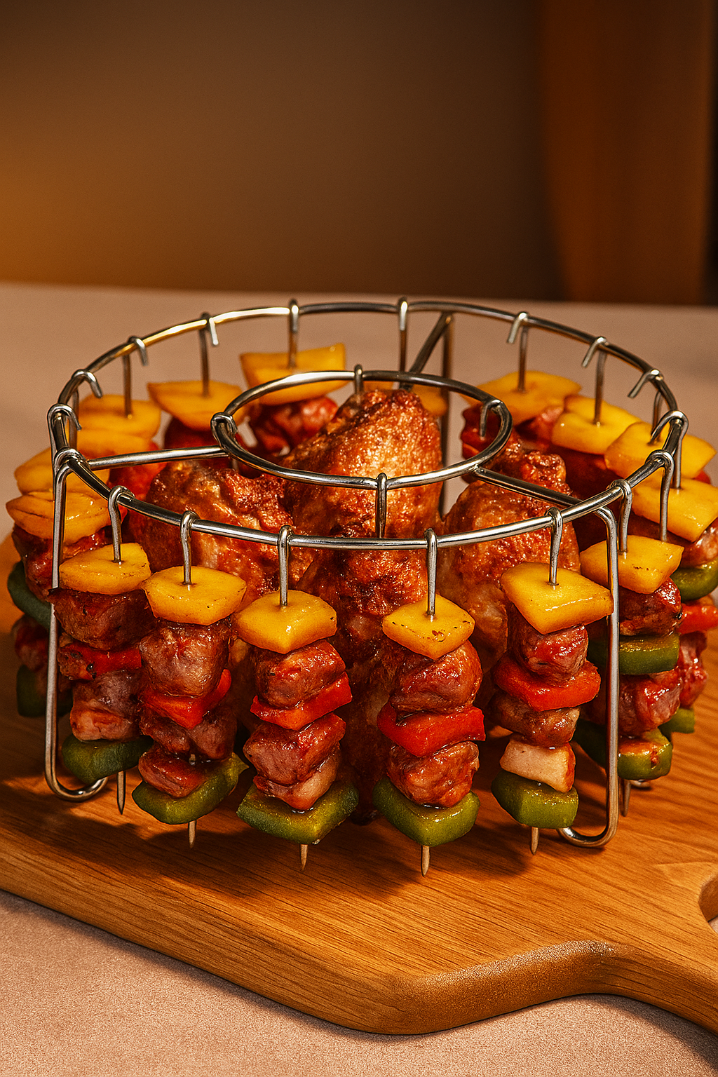 AirChef® ¡Descubre el ritual secreto para asar brochetas perfectas en minutos… sin ensuciar la cocina!